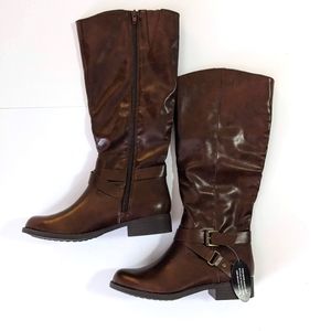 Style&Co Brown Riding Boots, 6.5 NWOT